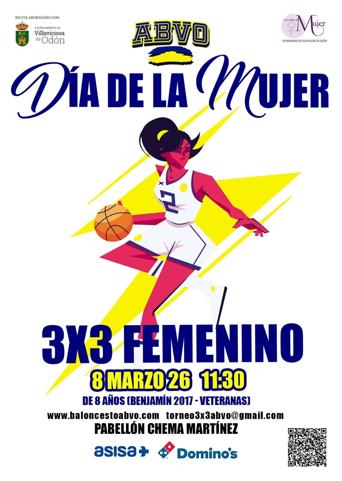 Baloncesto 3x3 Femenino Villaviciosa de Odón 2026