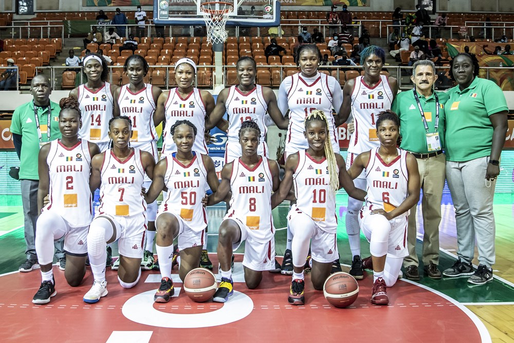 Selección Nacional Femenina Mali. Afrobasket Femenino 2021