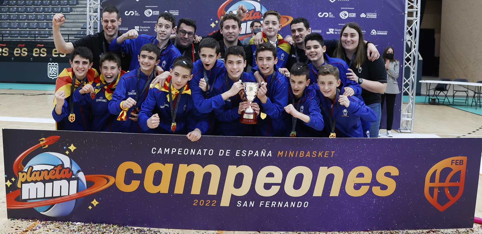Cataluña, campeones de España Selecciones Autonómicas de Minibasket 2022