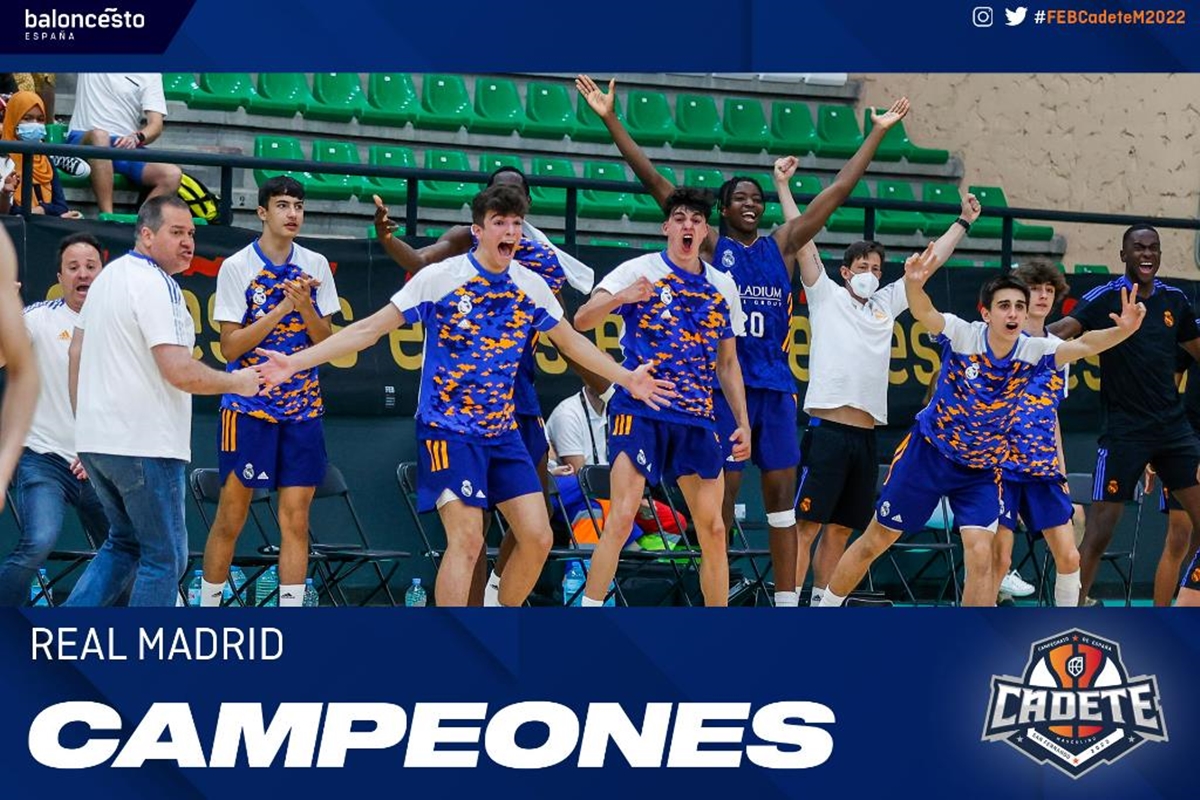 Real Madrid, campeón CE Cadete Masculino 2022