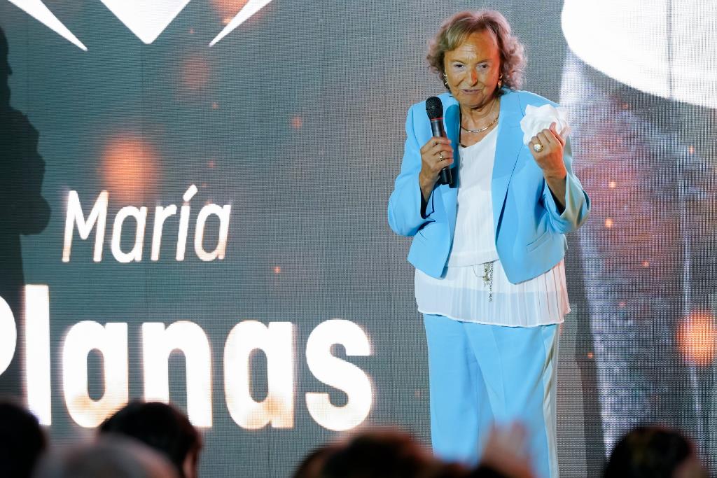 María Planas en el Hall of Fame del Baloncesto Español
