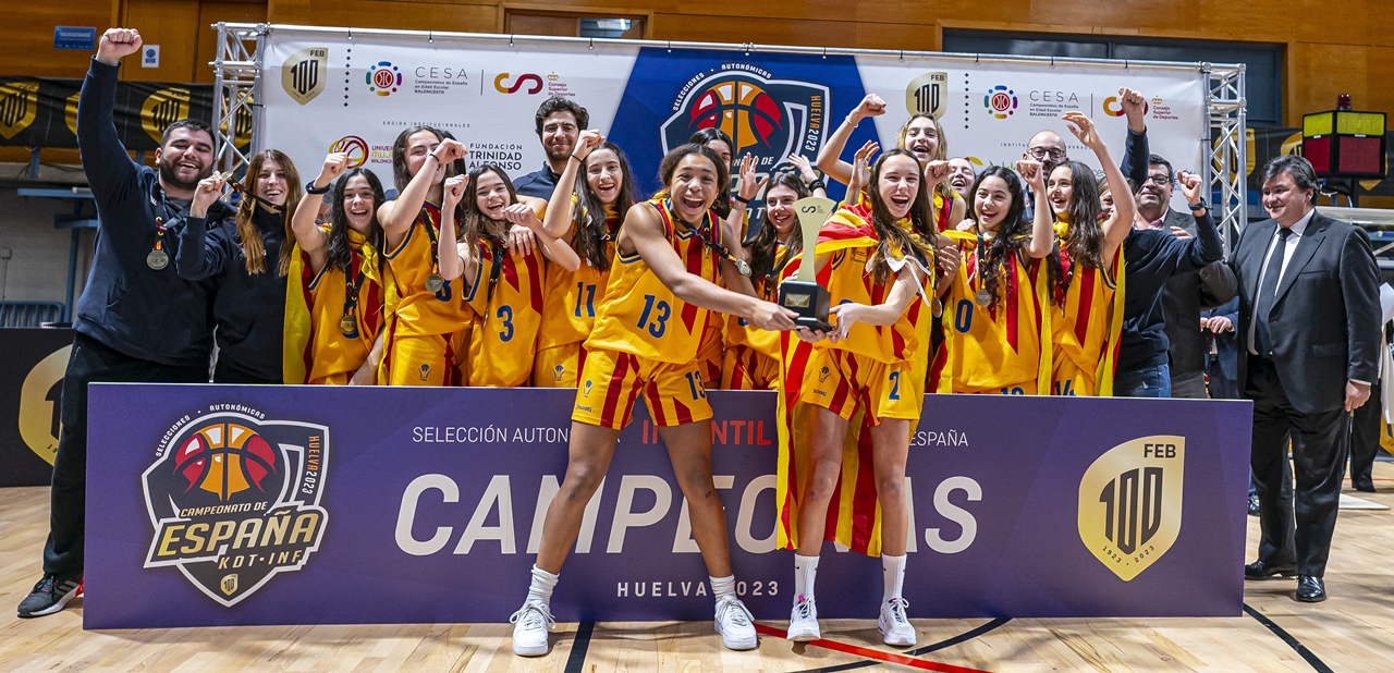 Cataluña campeonas Infantil Femenino CESA 2023