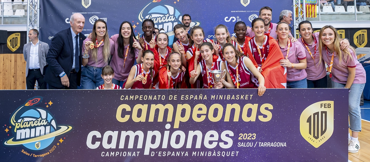 Comunidad de Madrid, campeonas de España Selecciones Autonómicas de Minibasket 2023